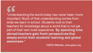 Travel quote for teachers